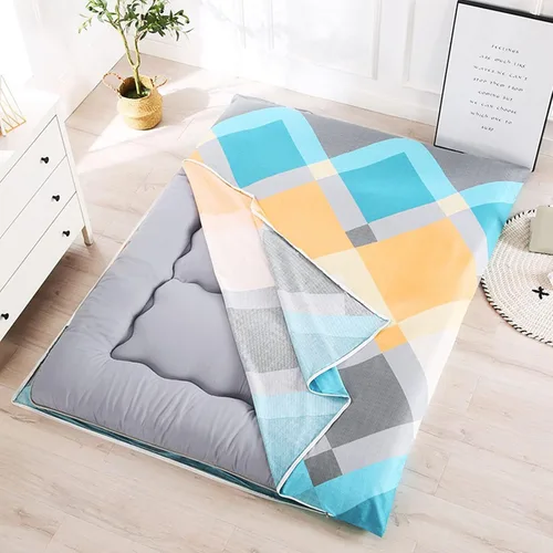 Miniatura 7 de CAMZ Funda de colchón plegable de futón japonés para cama matrimonial, queen, king, individual, tatami, colchoneta de meditación, cubierta antipolvo