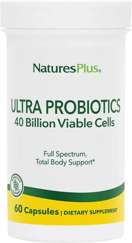 Miniatura 9 de NaturesPlus Ultra Probióticos - 30 cápsulas veganas - Soporte corporal total de espectro completo - Incluye Acai prebiótico - 30 porciones