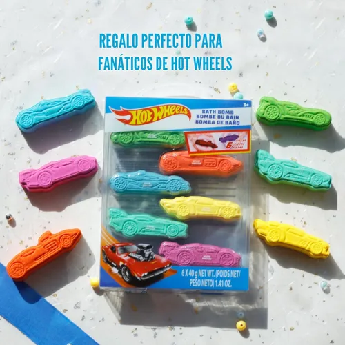 Miniatura 8 de Bombas de baño de 6 piezas Hot Wheels para niños, con aroma a chicle, juguetes de baño para niños, a partir de 3 años, de Townley Girl