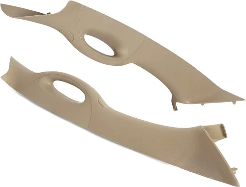 Miniatura 8 de ECOTRIC Par de mangos de tirador interior para pilar A compatible con Ford F150 F-150 2004-2008 para lado del conductor y del pasajero, reemplazo