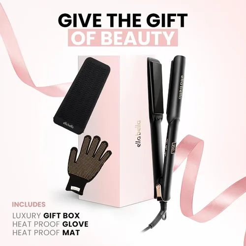 Miniatura 8 de ELLA BELLA® Plancha Alisadora de Cerámica para Cabello • Plancha Profesional para Alisar el Cabello • Pantalla Digital para Controlar con Precisión