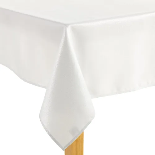 Miniatura 5 de Violet Linen Mantel metálico para hotel, forro de 52 x 70 pulgadas, rectangular, color plateado