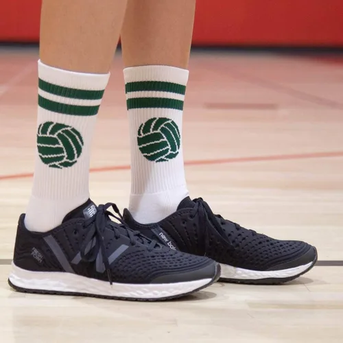 Miniatura 6 de ChalkTalkSPORTS Calcetines tejidos de voleibol a media pierna Pelota clásica Varios colores y tamaños