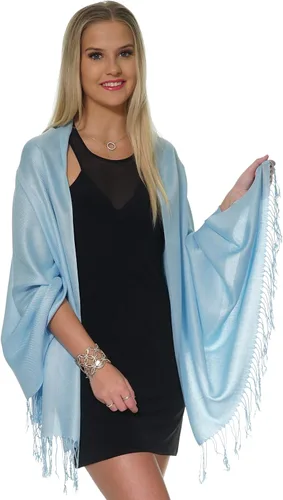 Miniatura 133 de Pashminas, chales y mantones para usar con vestidos de noche y en bodas, grandes y suaves
