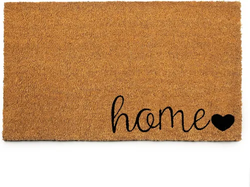 Miniatura 13 de PLUS Haven 17.5x30 Alfombra de Puerta "Home Sweet Home" con Respaldo Resistente - Alfombra de Coco Coir para Usos en Interiores o Exteriores