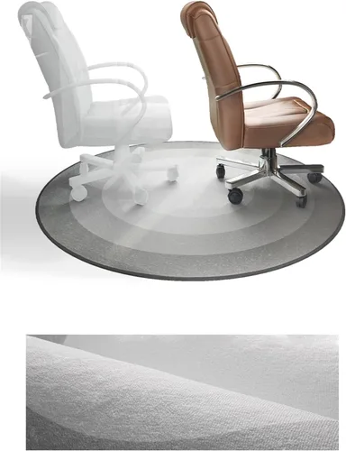 Miniatura 4 de Tapete redondo para silla de oficina para suelo de madera dura, computadora y juegos, tapete protector de suelo, tapete de protección de azulejos
