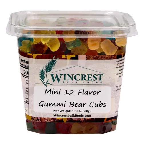 Miniatura 7 de WinCrest Ositos de goma de sabor surtido - 1.5 libras (cereza salvaje)