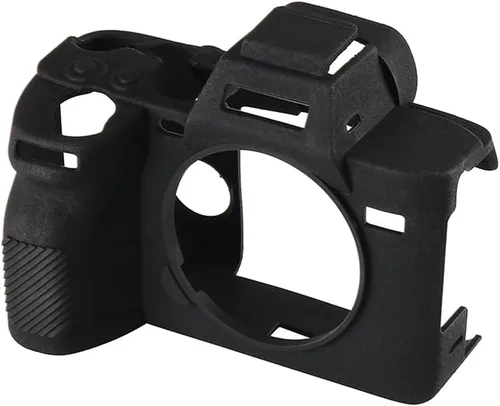 Miniatura 8 de Funda de cámara para Sony A7RV A7R5 - Funda protectora de silicona DSLR, jaula desmontable, a prueba de golpes, a prueba de polvo (negro)