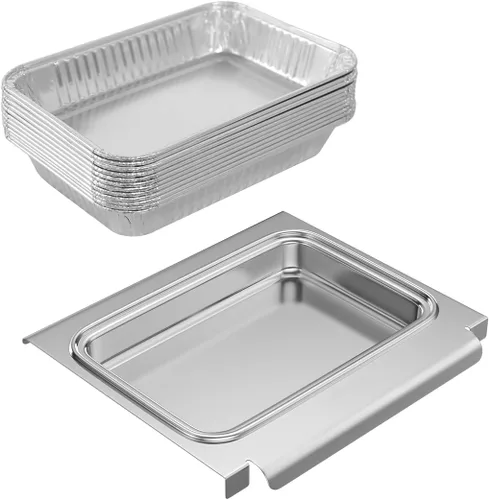 Miniatura 9 de SafBbcue 80580 - Bandeja de grasa con 12 bolsas de goteo para parrilla Weber Q200 y Q300, bandeja de grasa para Weber Q2000 Q2200 Q200 Q220 Q3000