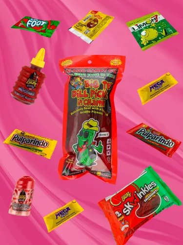 Miniatura 3 de Kit de Pepinillos con Chamoy, Mezcla de Dulce Mexicano Listo para Hacer la Famosa Tendencia de TikTok, Incluye Pepinillo Original Alamo Dill, Baby