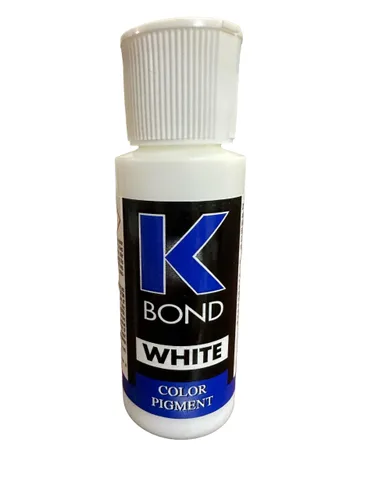 K-Bond Pasta de resina para colorear, pigmentación de color para poliéster, pintura y pegamentos epoxi, 2 onzas (onzas) (blanco)