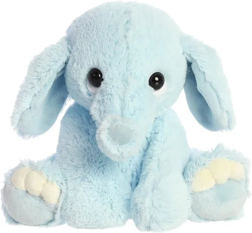 Miniatura 2 de Aurora® Playful Lil Benny Phant™ - Animal de peluche para bebé, juguete suave y tierno, juego imaginativo, color gris, 9 pulgadas