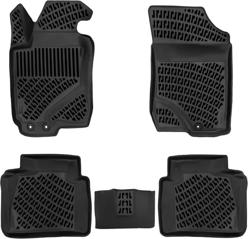 Miniatura 15 de RizLiner Kia Sorento 2003-2009 Floor Mats 3D Custom Fit Compatible with Kia Rubber Car Mats Laser Measured Floor Liners All Weather Heavy Duty