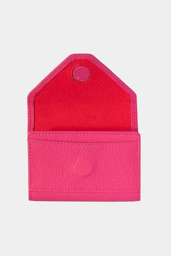 Miniatura 28 de grande Estuches para tarjetas 3639, Naranja, Tarjetero de cuero con cierre magnético, cartera pequeña de acordeón para mujer