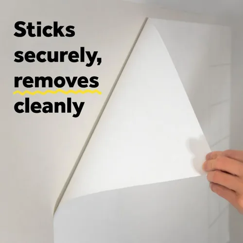 Miniatura 5 de Post-it Película para Pizarra de Borrado en Seco para Paredes, Puertas, Mesas, Pizarras y Más, Pizarra Blanca Adhesiva Extraíble para Pared