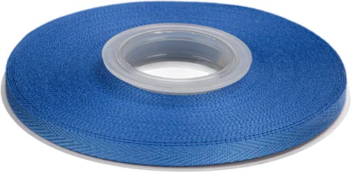 Miniatura 72 de Cinta de sarga de espiga con mango suave, ideal para envolver regalos, costura artesanal, 1/4 pulgadas x 25 yardas, color azul antiguo