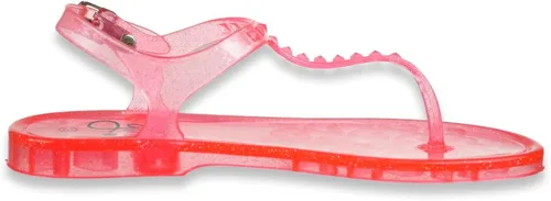 Miniatura 3 de Olivia Miller - Sandalias planas para niños, diseño de princesa jalea, color rosa
