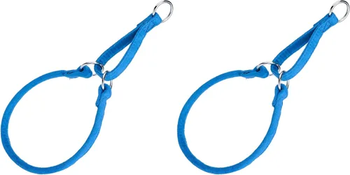 Miniatura 10 de Comfort - Collar martingala redondo de microfibra para perros (ancho 1/2 pulgadas de largo, 24 pulgadas), color negro