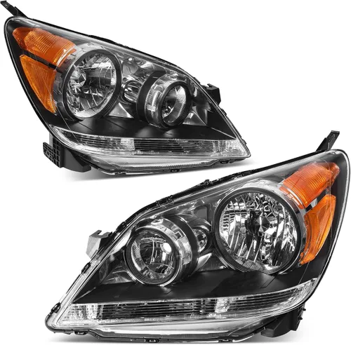 AUTOSAVER88 Conjunto de faros delanteros compatible con Odyssey 2005 2006 2007 05 06 07 2005-2007 faros delanteros lado del pasajero y del conductor