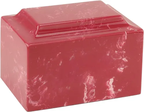 Miniatura 12 de Verde Classic - Mármol cultivado por Mackenzie Vault para urnas Silverlight, urna de cremación verde para cenizas, tamaño adulto, entierro