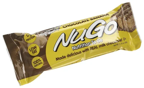Miniatura 5 de NuGo Barra de proteínas, plátano de chocolate, 0.46 oz de proteína, sin gluten, 15