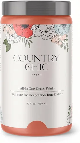 Miniatura 50 de Country Chic Pintura todo en uno estilo tiza para muebles, gabinetes, decoración del hogar, ecológica, acabado mate, imprimación incorporada y capa