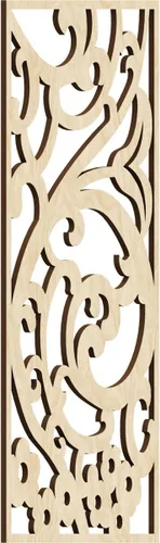 Miniatura 11 de Bridgewater - Paneles de pared decorativos de madera con calado, 9 3/8 pulgadas de ancho x 24 3/8 pulgadas de alto x 1/4 de alto, nogal