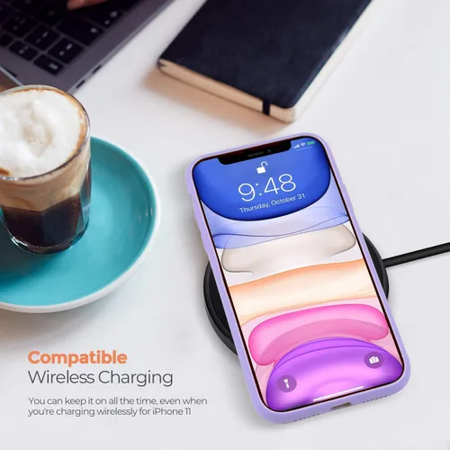Miniatura 6 de IceSword - Funda de gel de silicona líquida para iPhone 11 Pro Max