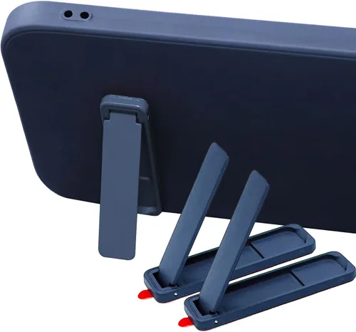 Miniatura 11 de TENOC Phone Kickstand Universal Protable Sticky Vertical and Horizontal Stand Adjustable Holder for Cell Phone Case, 3Pcs, Black Negro
