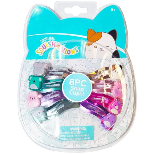 Miniatura 8 de LUV HER Clips de pelo Barbie para niñas, clips de presión, paquete de 8, multicolor, para edades 3+