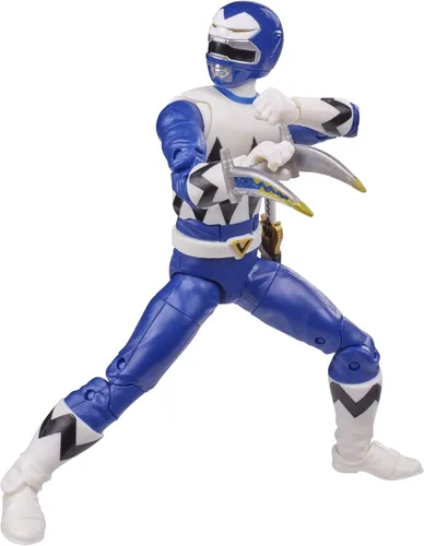 Miniatura 5 de Power Rangers Lightning Collection Lost Galaxy Blue Ranger - Figura de acción coleccionable de 6 pulgadas con accesorios
