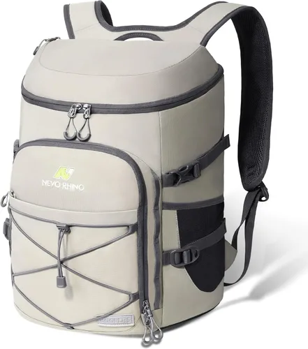 N NEVO RHINO Mochilas Enfriadoras Aisladas a Prueba de Fugas 36/54 Latas, Mochila Enfriadora Aislada Portátil Ligera Impermeable para Hombres y