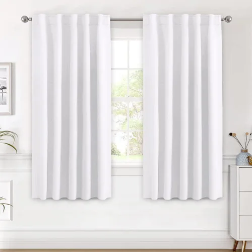 Miniatura 41 de H.VERSAILTEX Cortinas opacas con aislamiento térmico, paneles de tratamiento de ventana, cortinas opacas para oscurecer la habitación, cortinas Gris