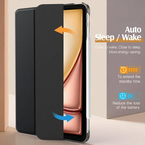 Miniatura 8 de TiMOVO Funda para iPad Air de 11 pulgadas (M3/M2-2025/2024), iPad Air de 5ª generación 2022/4ª generación 2020 de 10.9 pulgadas, cubierta trasera