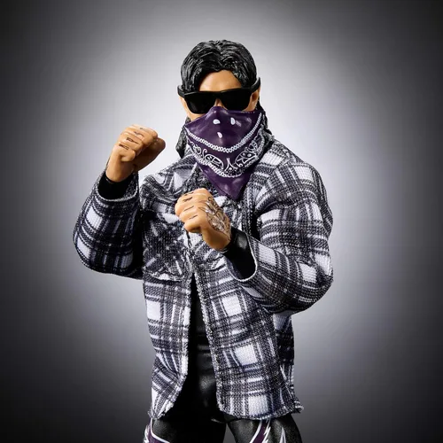 Miniatura 3 de Mattel WWE Elite Figura de acción y accesorios, Serie #109 Dominik Mysterio de 6 pulgadas, coleccionable con 25 puntos de articulación y manos