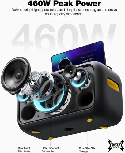 Miniatura 3 de Ikarao Máquina de karaoke para adultos con pantalla de letras, pantalla integrada de 13.3 pulgadas, máquina de karaoke verdaderamente todo en uno