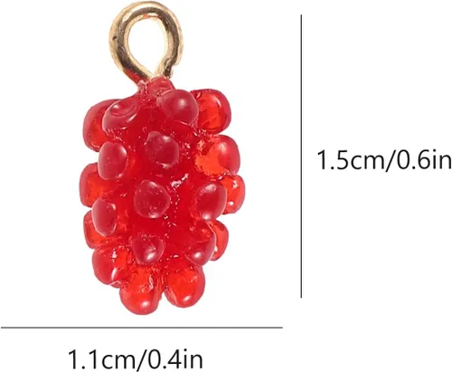 Miniatura 2 de Dijes de resina, 12 piezas de joyería de resina para hacer pulseras, collares, accesorios de manualidades