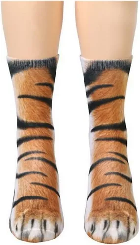 Miniatura 3 de Calcetines con diseño de pata de animal, divertidos regalos de Navidad, para adultos, hombres, mujeres, adolescentes, niños, regalos de broma