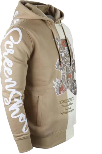 Miniatura 106 de SCREENSHOT Sudadera urbana de forro polar para hombre, diseño de dibujos animados de animación, parche bordado de gel