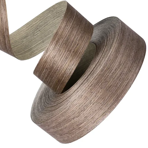 Miniatura 34 de Bandas de Borde de Abedul, rollo de 1 1/2 pulgadas x 10 pies de Bandas de Borde de Chapa - Pre-encoladas Flexibles, Cinta de Madera Real