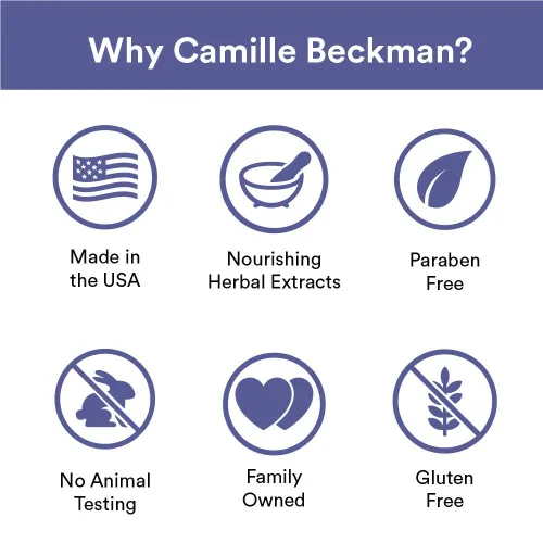 Miniatura 5 de Camille Beckman Crema de terapia de manos de glicerina, lavanda mora, 8 onzas