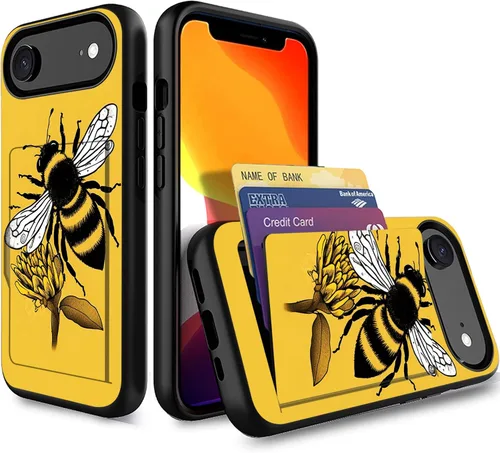 Miniatura 199 de Funda para iPhone Air, funda tipo cartera con ranura para tarjeta oculta, a prueba de golpes, TPU y PC, funda protectora de doble capa para iPhone