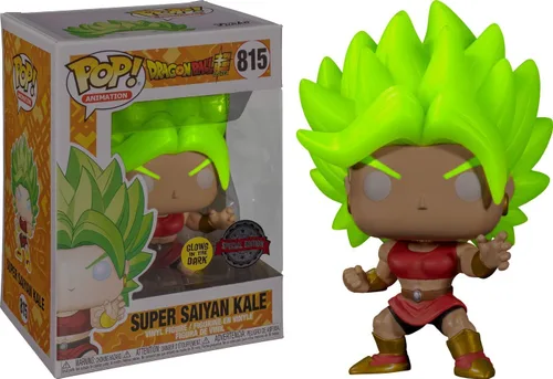 POP! Funko Animation : Dragonball Super - Super Saiyan Kale - Resplandor en la oscuridad Exclusivo!