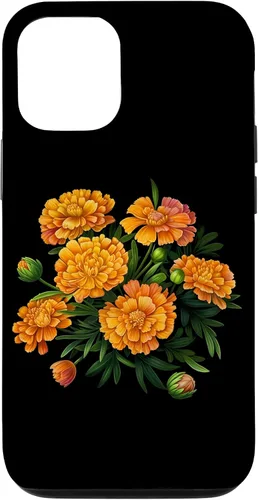 Miniatura 27 de Vintage Marigold Inspired Flower Case for iPhone 12 Pro Max