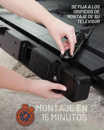 Miniatura 7 de ECHOGEAR Soporte de montaje de barra de sonido para debajo del televisor, altura y profundidad ajustables para máxima compatibilidad entre TV