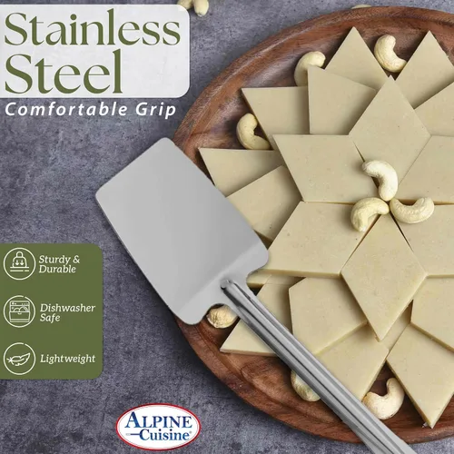 Miniatura 2 de Alpine Cuisine Espátula - Padre (acero inoxidable, 13" sólido)
