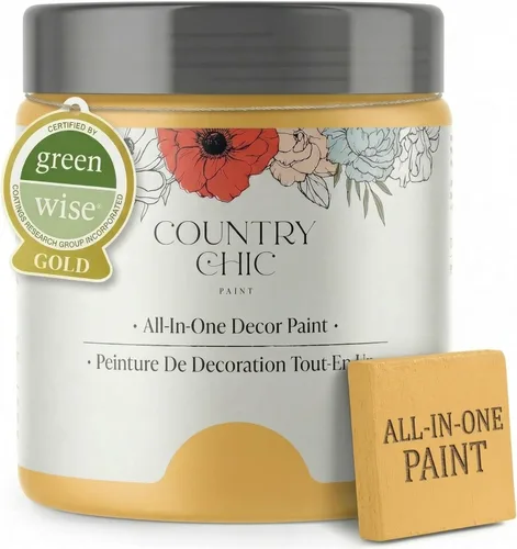 Miniatura 107 de Country Chic Pintura todo en uno estilo tiza para muebles, gabinetes, decoración del hogar, ecológica, acabado mate, imprimación incorporada y capa