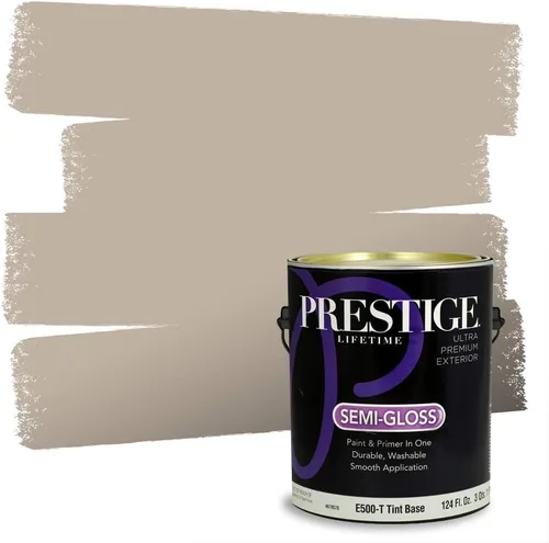 Miniatura 27 de Prestige Paints - 2 en 1, pintura base y pintura de exterior, P500-N-SW7020 SW6991-PCM