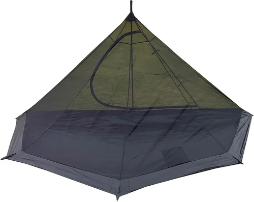 Miniatura 16 de Tienda de campaña para 2-4 personas, para 4 estaciones, ultraligera, fácil de montar, estilo Teepee caliente