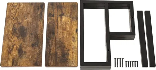 Miniatura 8 de IBUYKE Taburetes de Paso de Madera de 2 Escalones para Adultos y Niños, Taburete de Paso Resistente para Junto a la Cama con Capacidad de 500